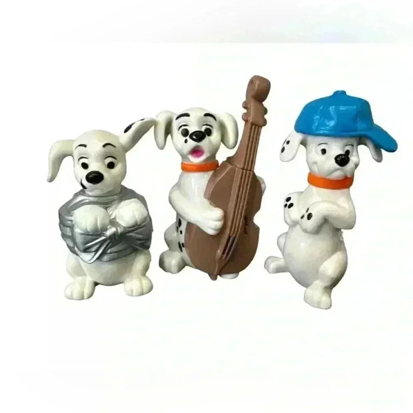 Set of 3 Disney McDonald’s 101 Dalmatians Happy Meal Toy Lot - Picture 1 of 3